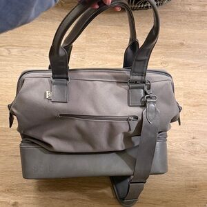 BEIS like new convertible mini weekender bag